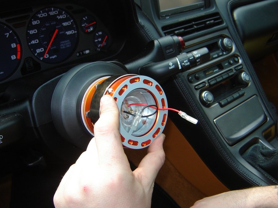 Need help with horn wiring with aftermarket hub and quick release